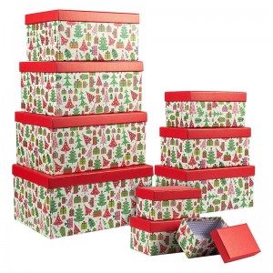 Ny design förpackningspapper, presentförpackning, chokladförpackning ， julförpackningslådor